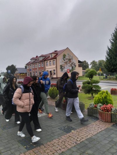 Młodzież z Sawina z wizytą w Wojsławicach